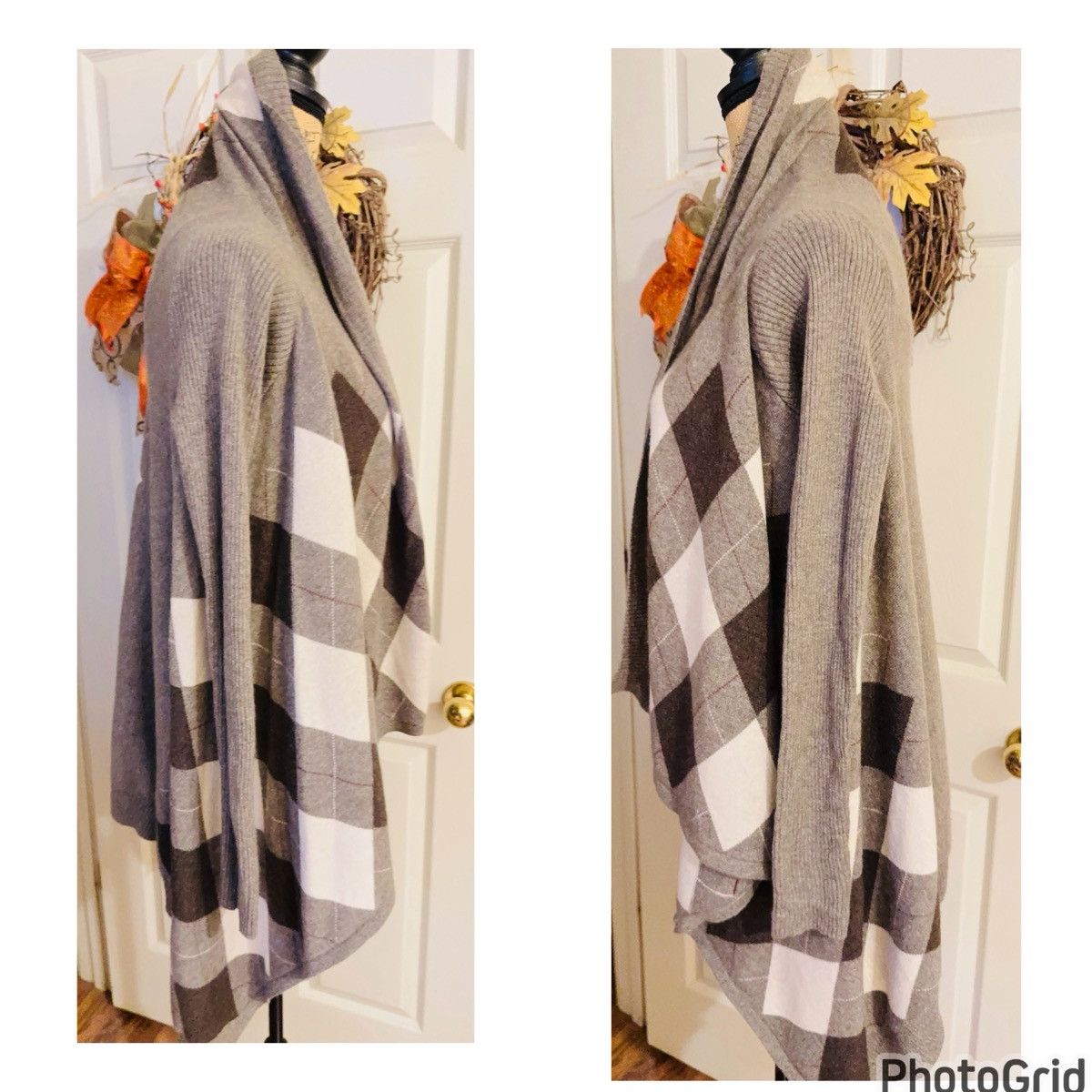 Autumn Cashmere Autumun Cashmere Argyle Cardigan Size S / US 4 / IT 40 - 4 Thumbnail