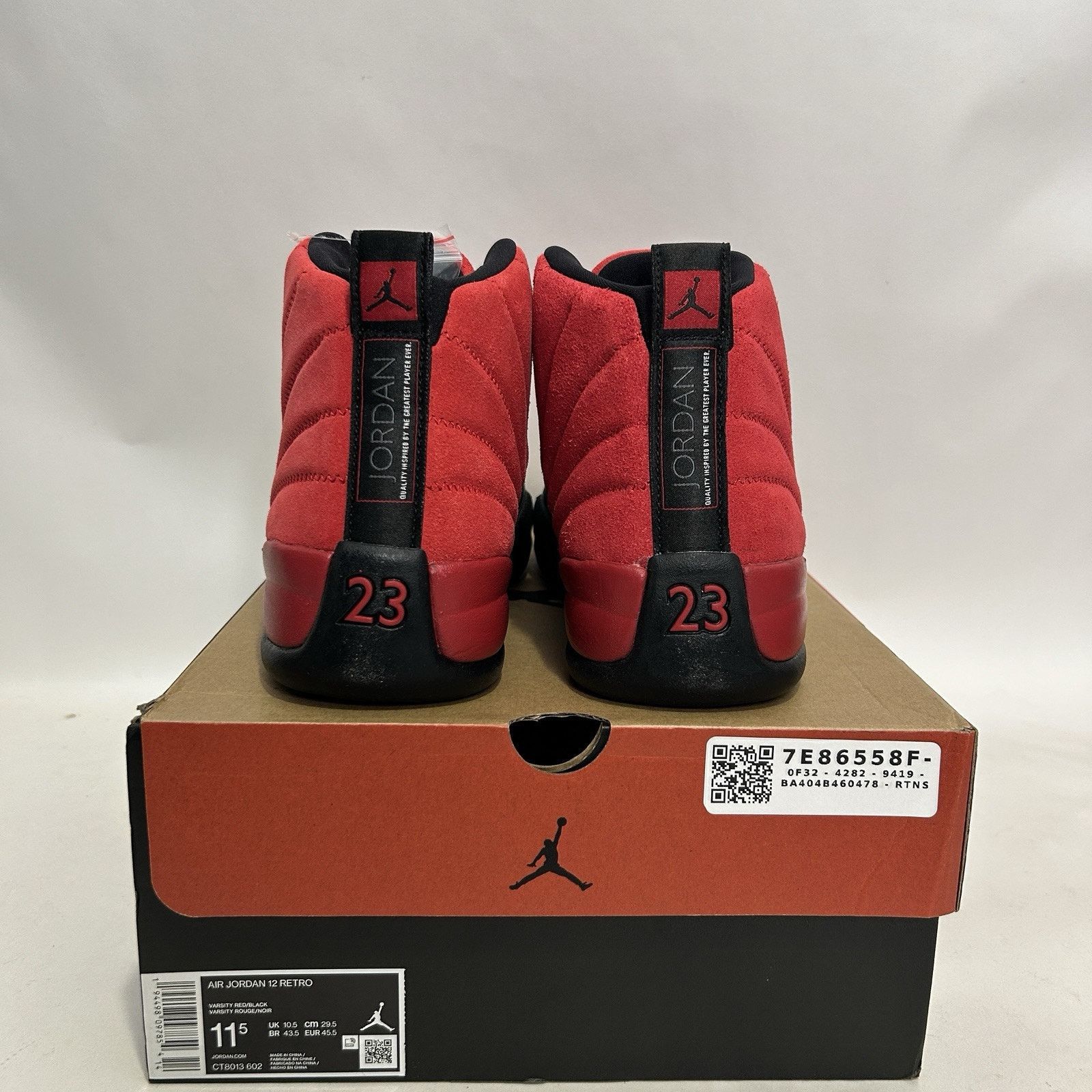 Nike Nike Air Jordan 12 Retro “Reverse Flu Game” Size US 11.5 / EU 44-45 - 4 Thumbnail