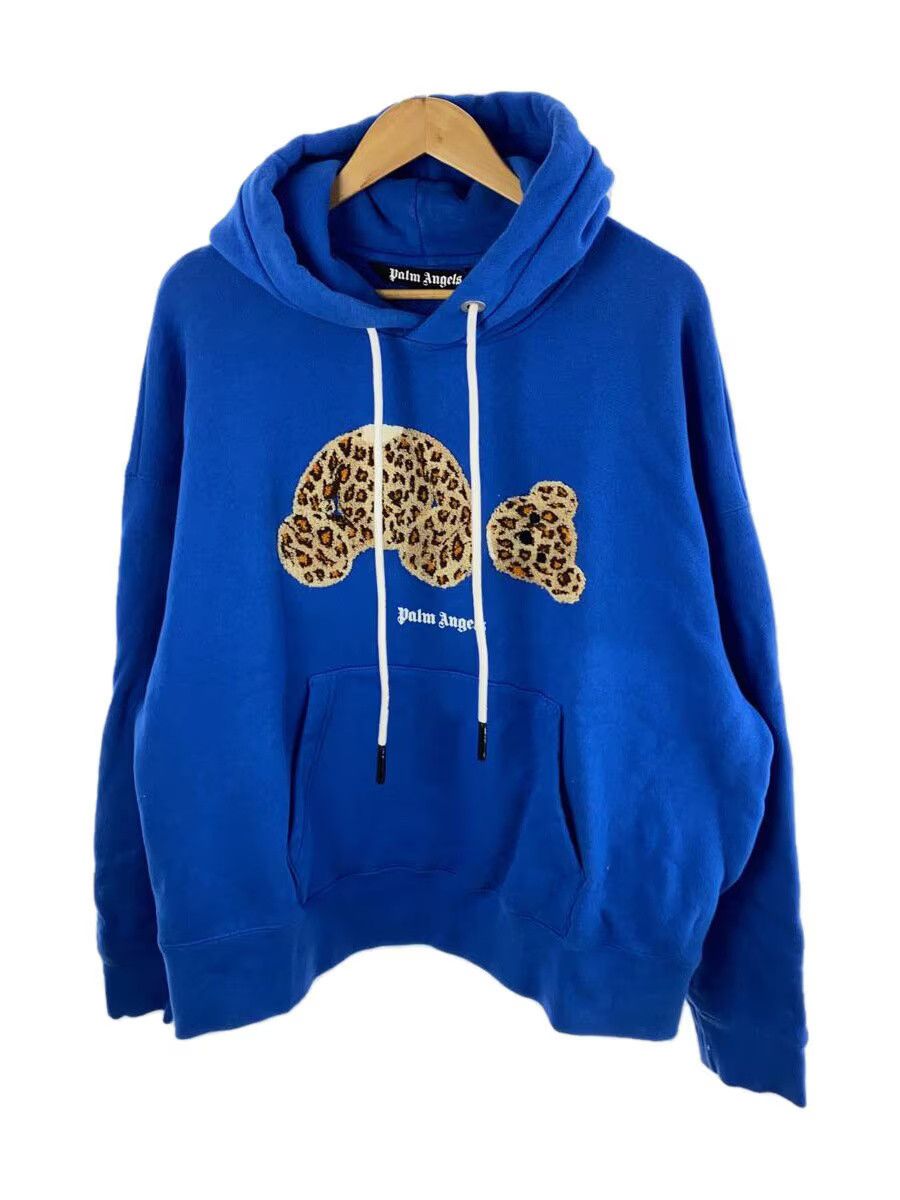 Palm Angels Palm Angels Cotton Hoodie Blue Size US L / EU 52-54 / 3 - 1 Thumbnail