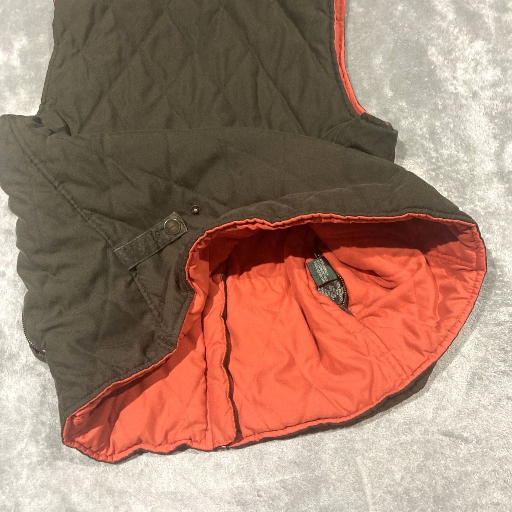 Ralph Lauren Ralph Lauren Vest Women's Medium Quilted Reversible Brown Orange Size M / US 6-8 / IT 42-44 - 7 Thumbnail