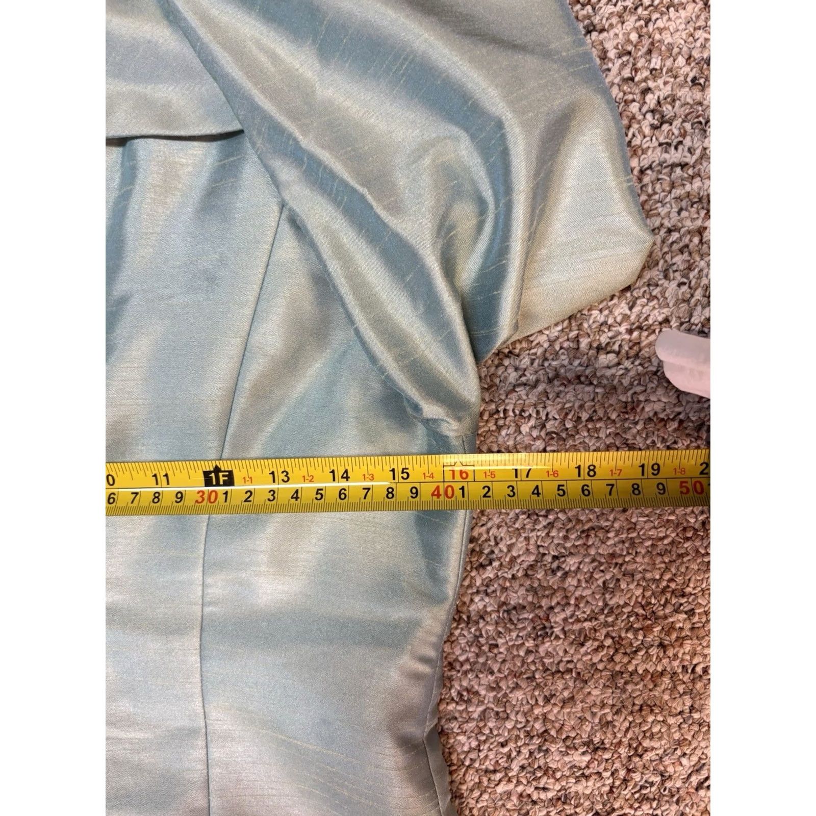Alex Evenings VINTAGE Alex Evenings Skirt Womens 6 Turquoise Two Piece Long Jeweled Top Set Size Light BLue Size M / US 6-8 / IT 42-44 - 6 Thumbnail