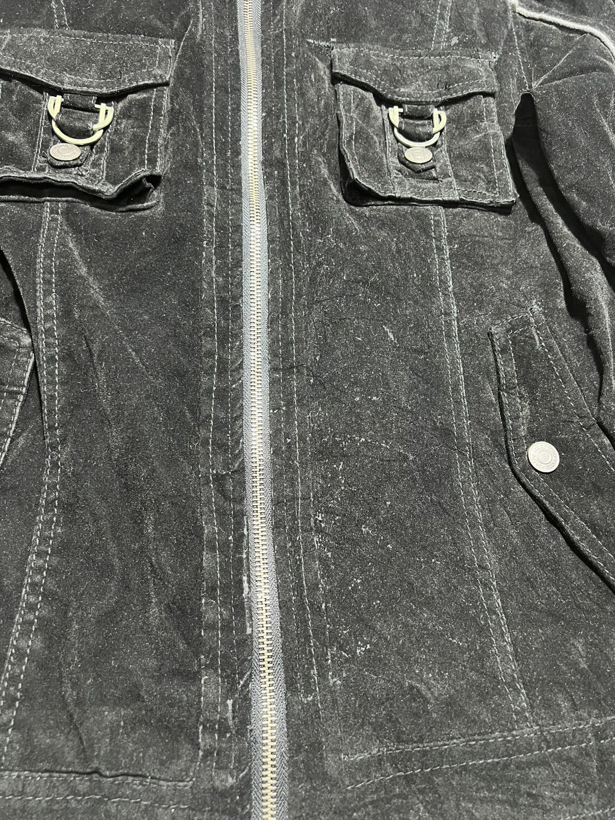 In The Attic In The Attic Gothic Emo Punk Velvet Jacket Size US L / EU 52-54 / 3 - 4 Thumbnail
