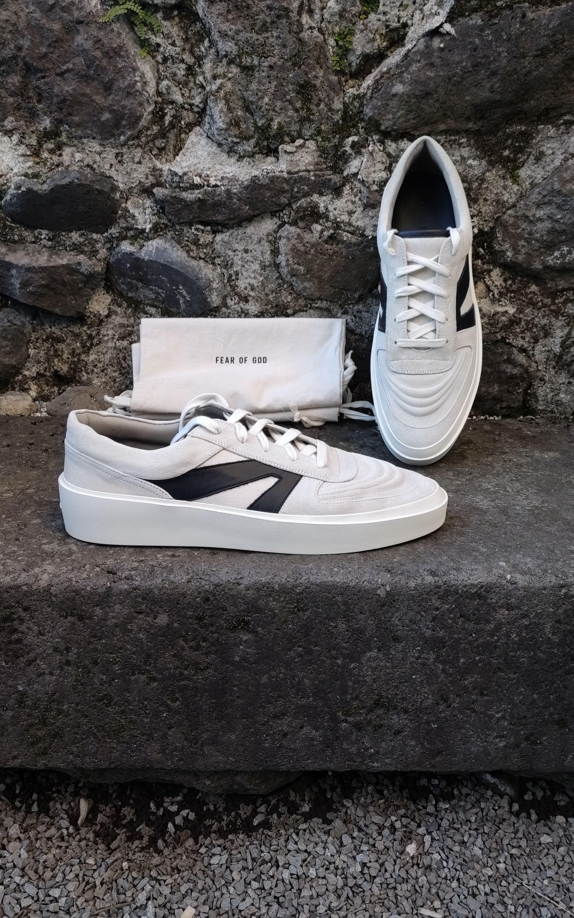 Fear of God Skate Low - Bone Black | Grailed