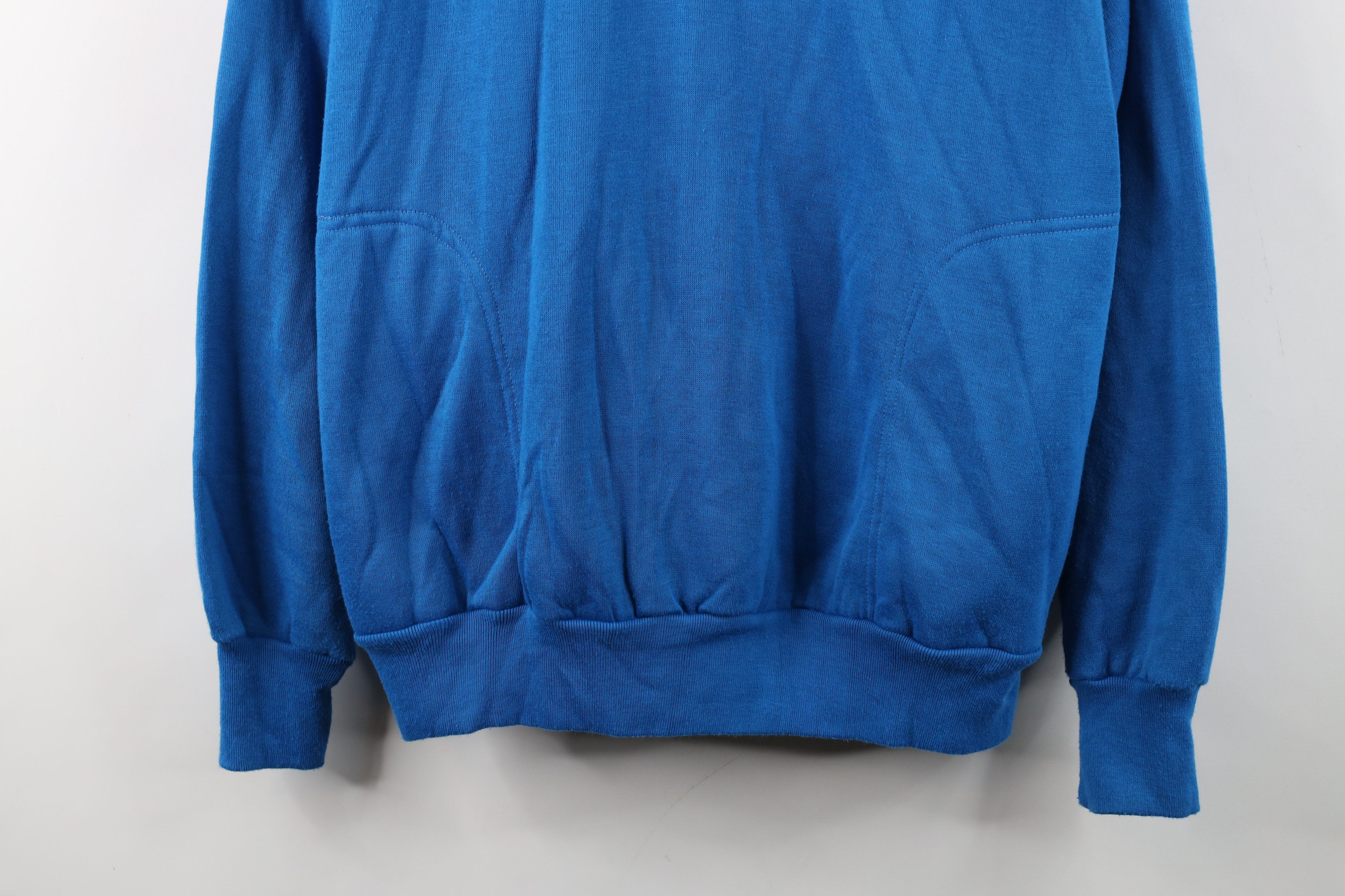 Vintage Vintage 80s 90s Streetwear Tennis Sweatshirt Royal Blue Size US L / EU 52-54 / 3 - 3 Thumbnail