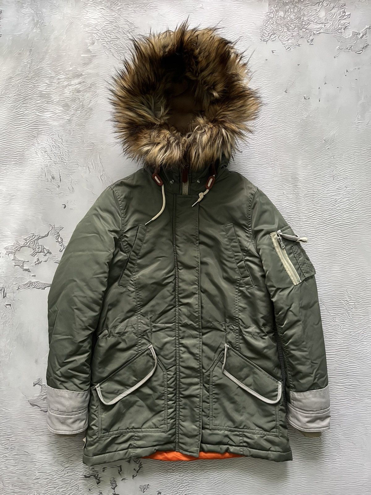 Schott Schott Vintage Jacket Parka Avant Garde Streetwear Olive Size S / US 4 / IT 40 - 3 Thumbnail