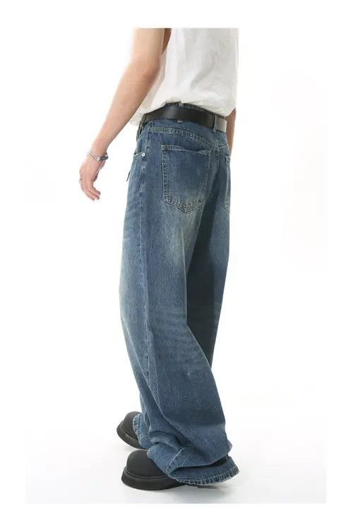 Other Vintage distressed mid-rise wide-leg jeans Size US 32 / EU 48 - 5 Thumbnail