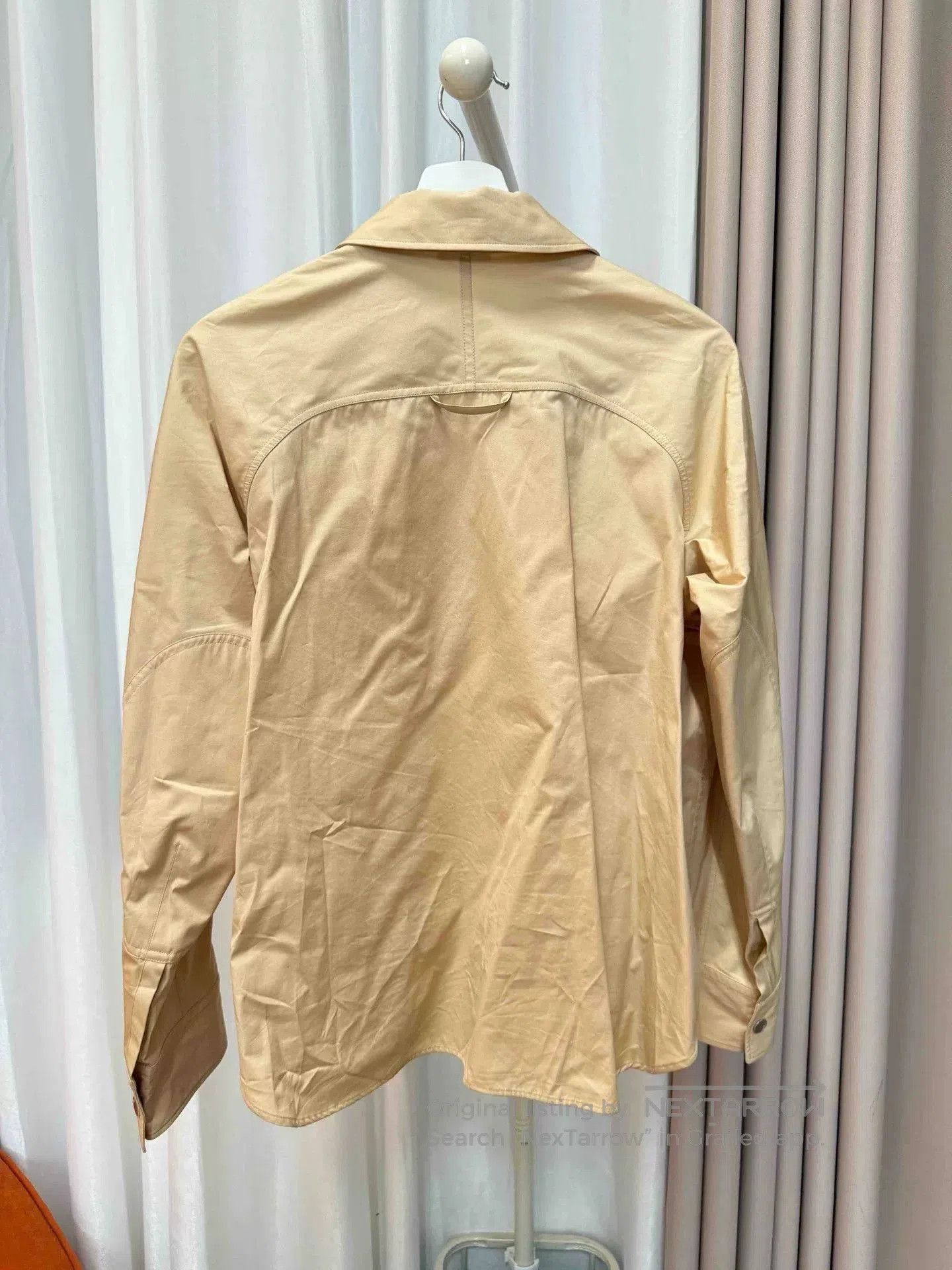 Hermes Hermes Asymmetrical Shirt Jacket. Size US S / EU 44-46 / 1 - 2 Thumbnail