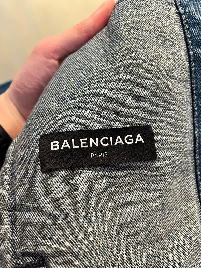Balenciaga Balenciaga Coke denim jacket Size US M / EU 48-50 / 2 - 5 Thumbnail