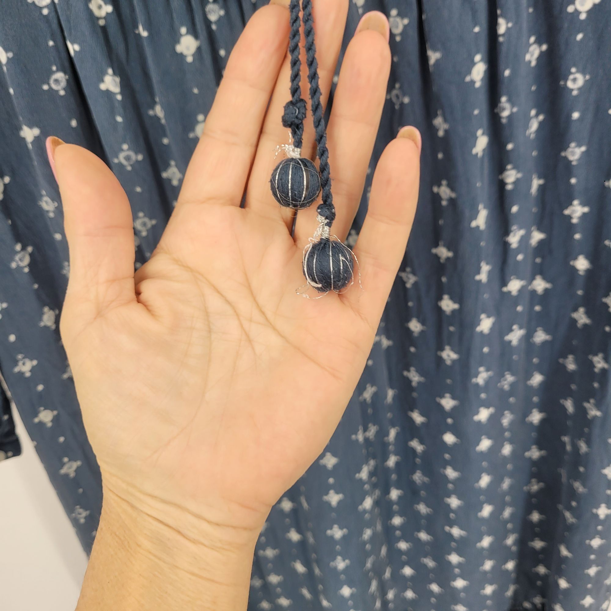 Madewell Madewell Womens Silk Medallion Dot Maxi Dress Blue Sz 4 Tier Size S / US 4 / IT 40 - 7 Thumbnail