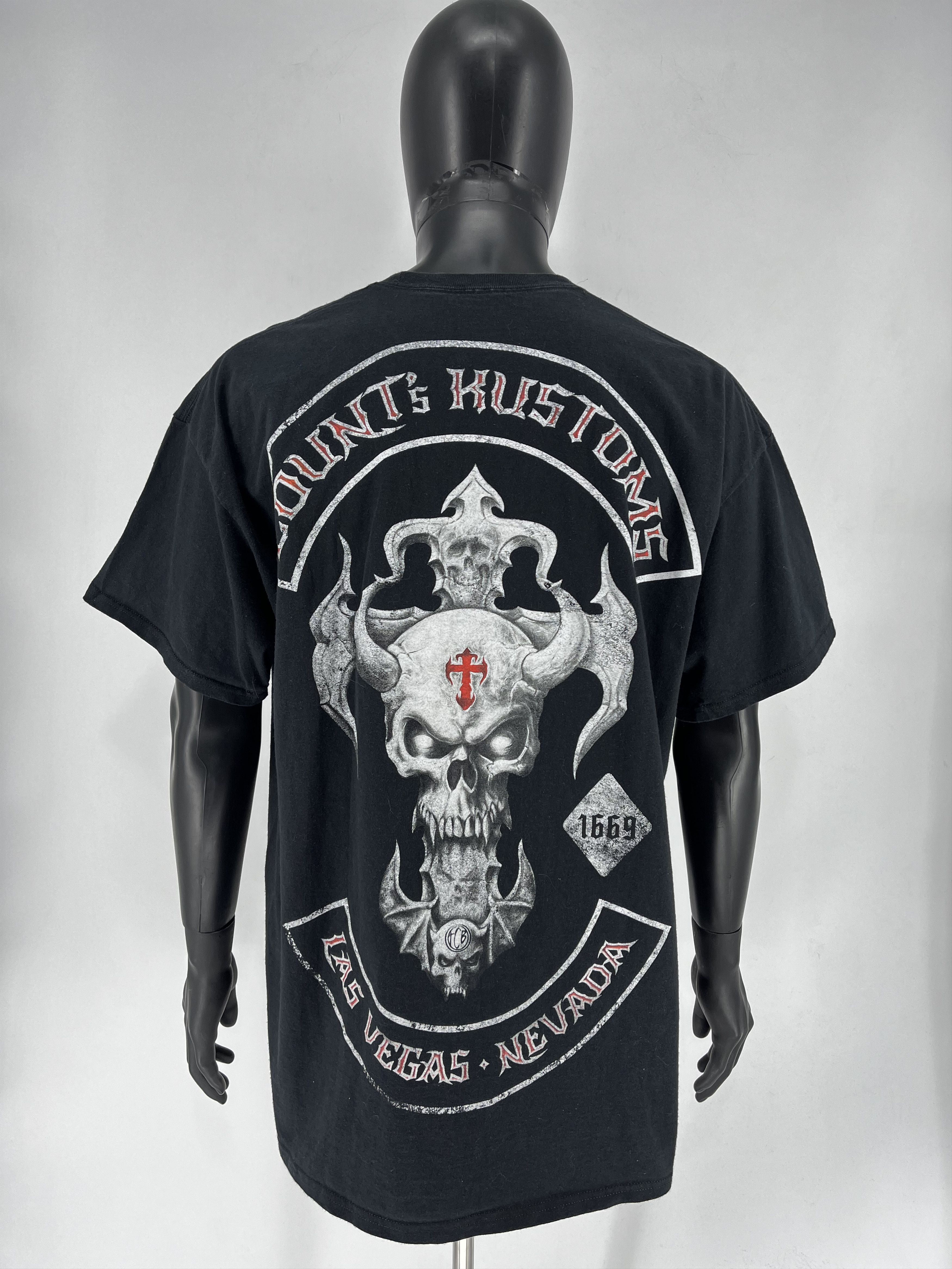 Vintage Vintage Counts Kustoms Las Vegas Made in USA t-shirt Size US XXL / EU 58 / 5 - 9 Thumbnail