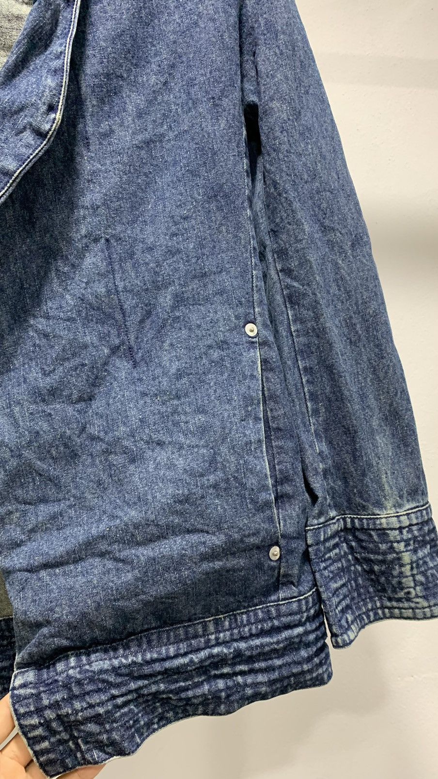 If Six Was Nine Bat-su Denim Punk Jacket Size M / US 6-8 / IT 42-44 - 9 Thumbnail