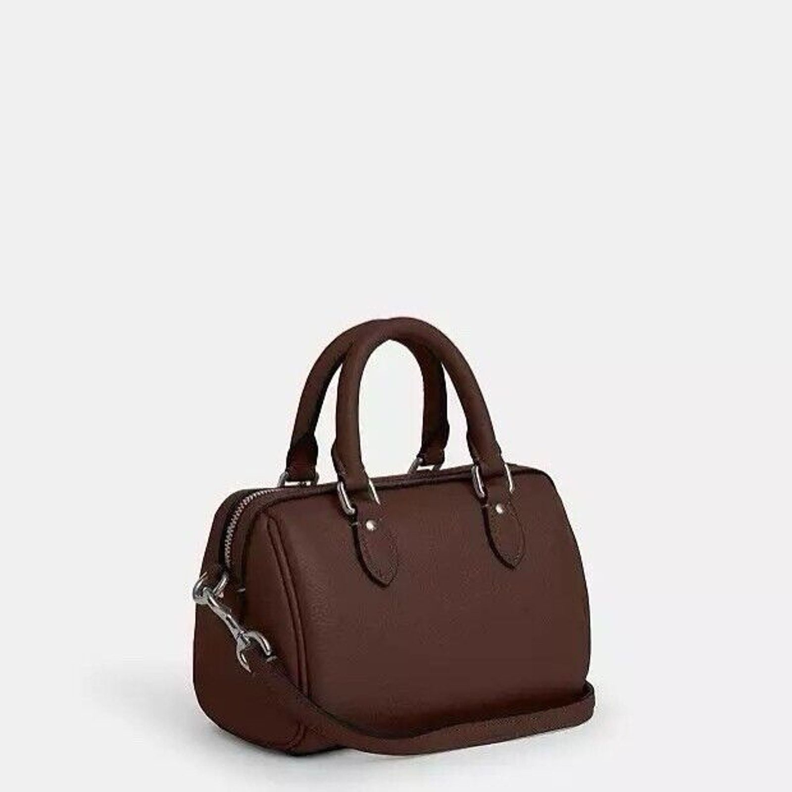 Coach NWT Coach Mini Rowan Crossbody/Satchel Silver/Maple CW328 Size ONE SIZE - 9 Thumbnail