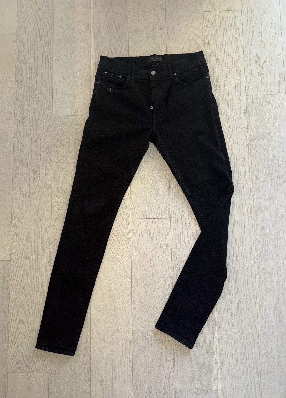 Amiri Black Skinny Leg Denim Jeans