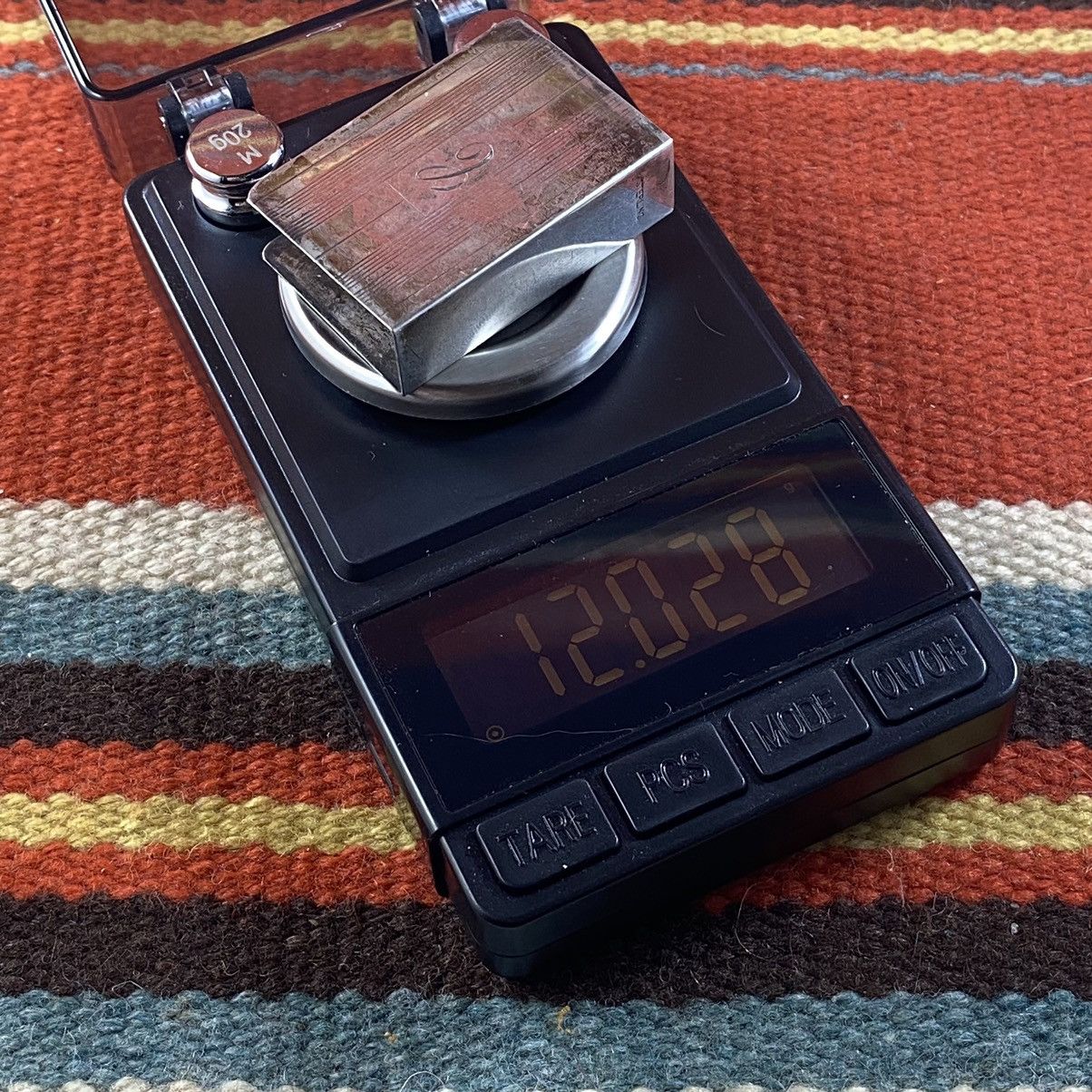 Japanese Brand × Kapital × Vintage Vtg 20s Art Deco Sterling Silver Matchbox Cover Intial “C” Size ONE SIZE - 10 Thumbnail