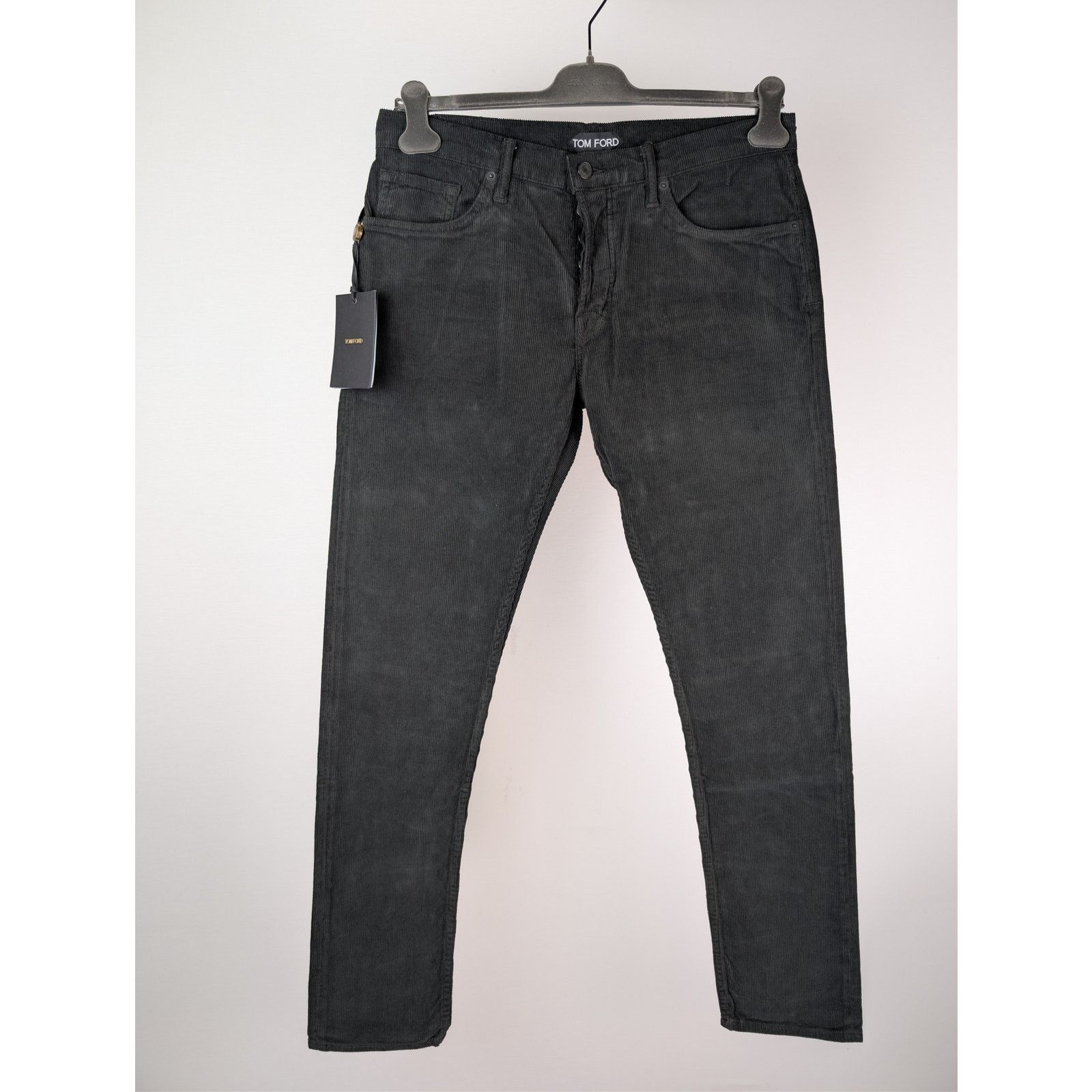 Tom Ford o1rshd1 Vintage Slim-Fit Denim Jeans in Black Washed Size US 34 / EU 50 - 2 Thumbnail