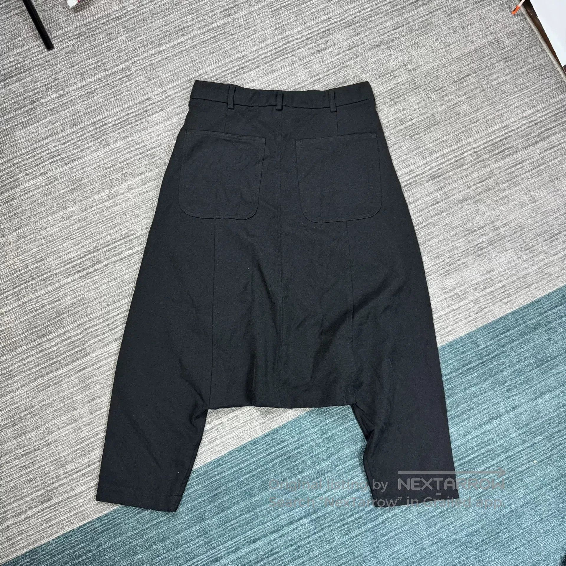 Comme des Garcons Black CDG Black Harem Pants for Sale. Size US 26 / EU 42 - 2 Thumbnail