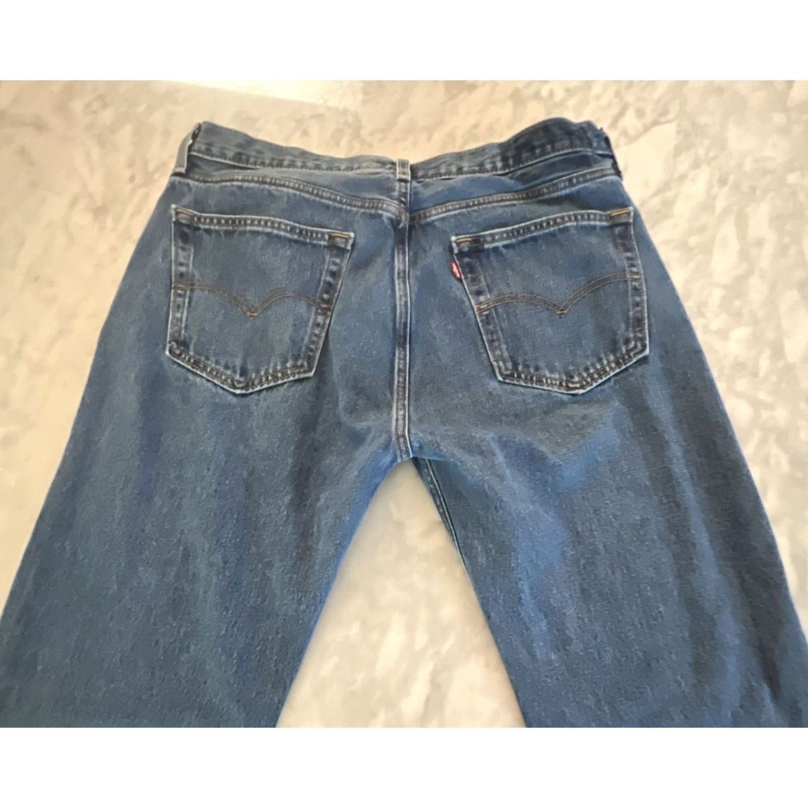 Levi's Levi’S Jeans Mens 34x32 Blue Denim Zipper Pockets Size US 34 / EU 50 - 4 Thumbnail