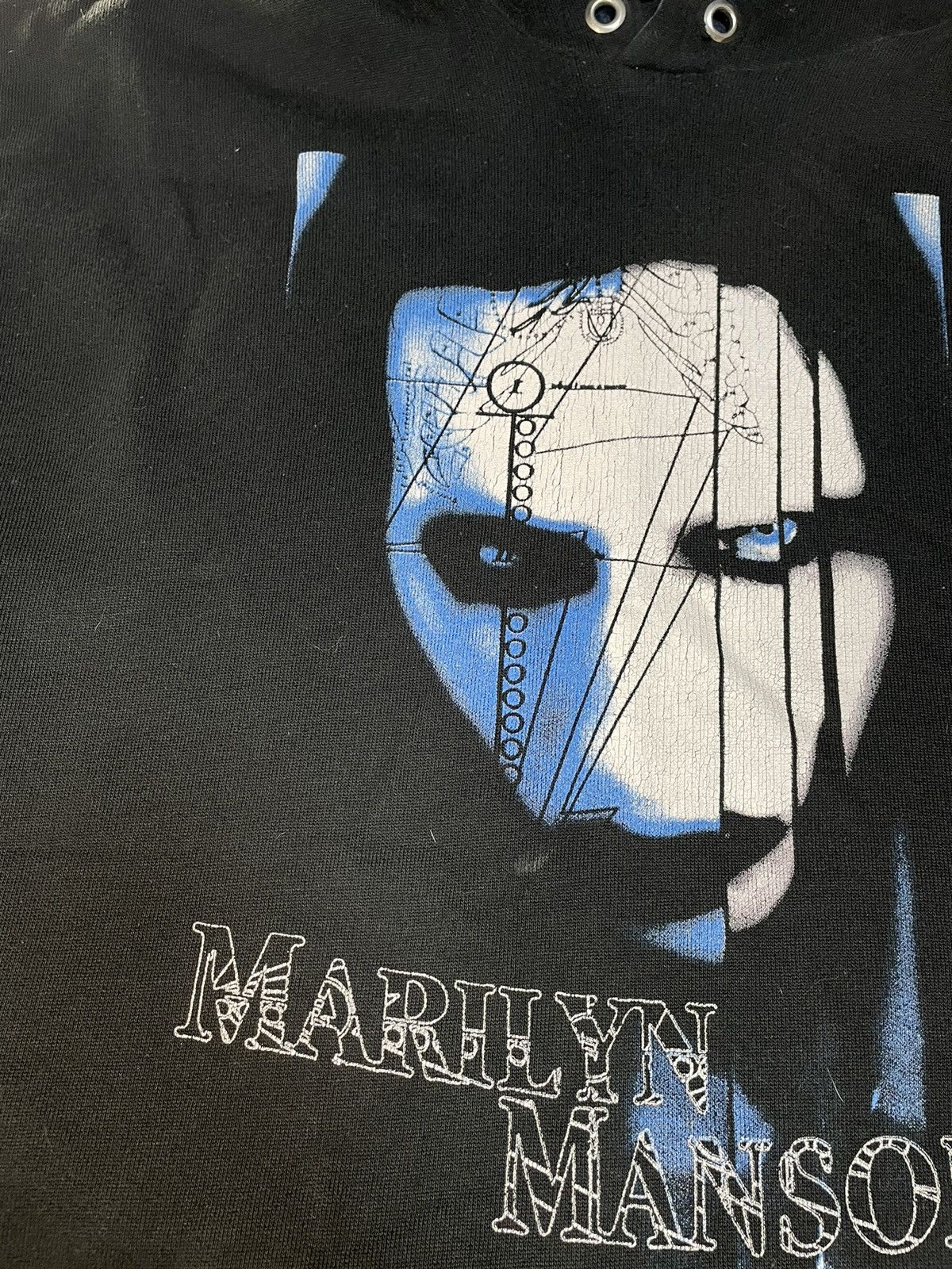Vtg Marilyn Manson Holy Wood Archive Hoodie Y2K XL