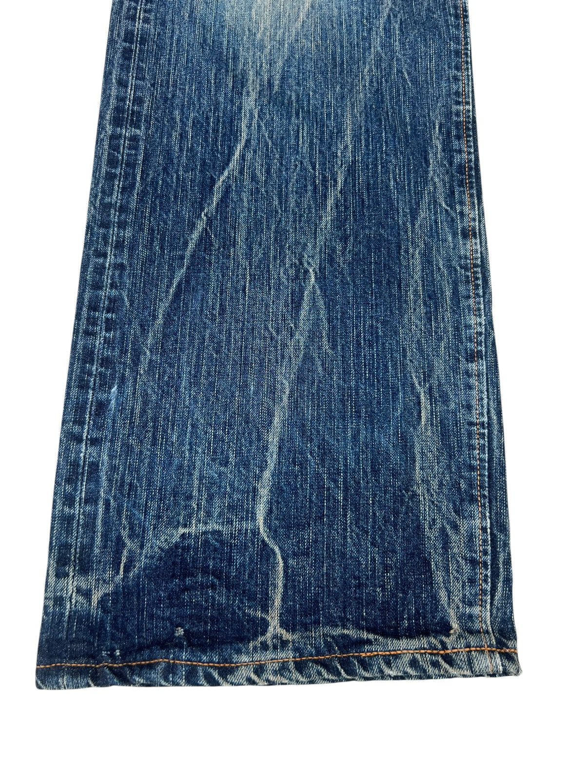 Edwin Edwin 505Z Japan Rusty Denim Dirty Mud Selvedge Jeans Size US 36 / EU 52 - 8 Thumbnail
