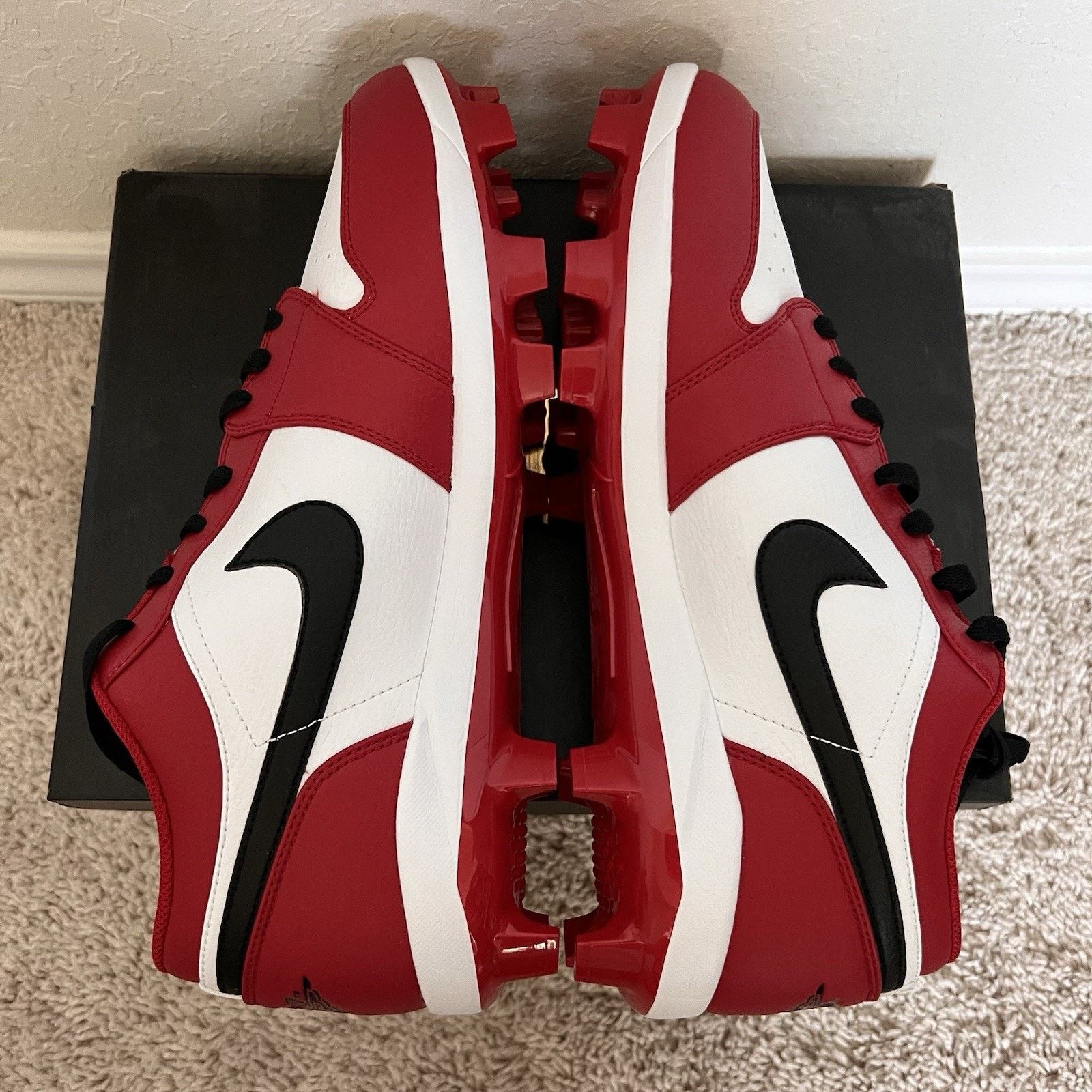 Jordan Brand Nike Air Jordan 1 Retro MCS Low Baseball Cleats Sz 14 New Size US 14 / EU 47 - 6 Thumbnail
