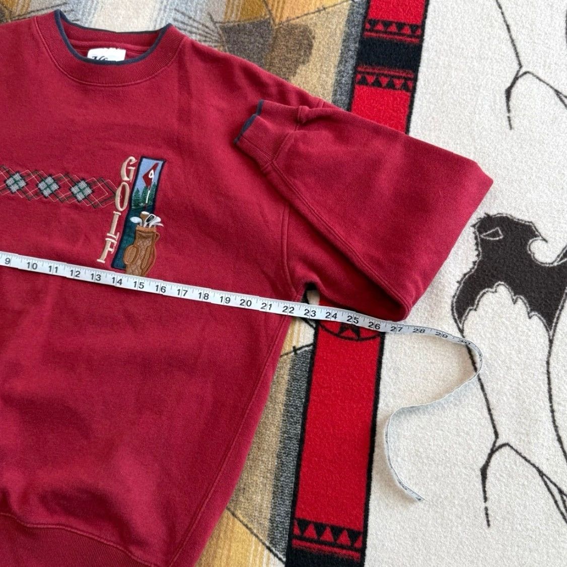 Vintage VINTAGE 90s Golf Golfing Embroidered Crewneck Sweatshirt M&C Sportswear Red Size M Men Crew Neck Long Sleeve Pullover Sweatshirt Vintage Grandpa Boy? Size US M / EU 48-50 / 2 - 5 Thumbnail