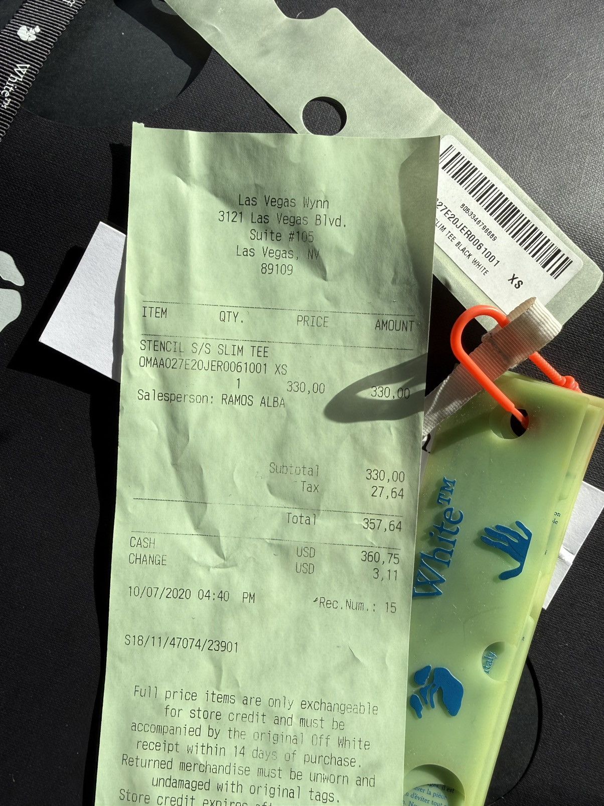 Off-White Off-White SS21 Slim Stencil Tee Size US XS / EU 42 / 0 - 7 Thumbnail