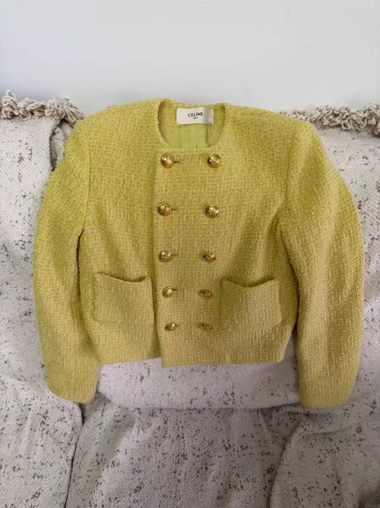 Celine Celine Classic Tweed Jacket 40 99 New Size S / US 4 / IT 40 - 1 Thumbnail