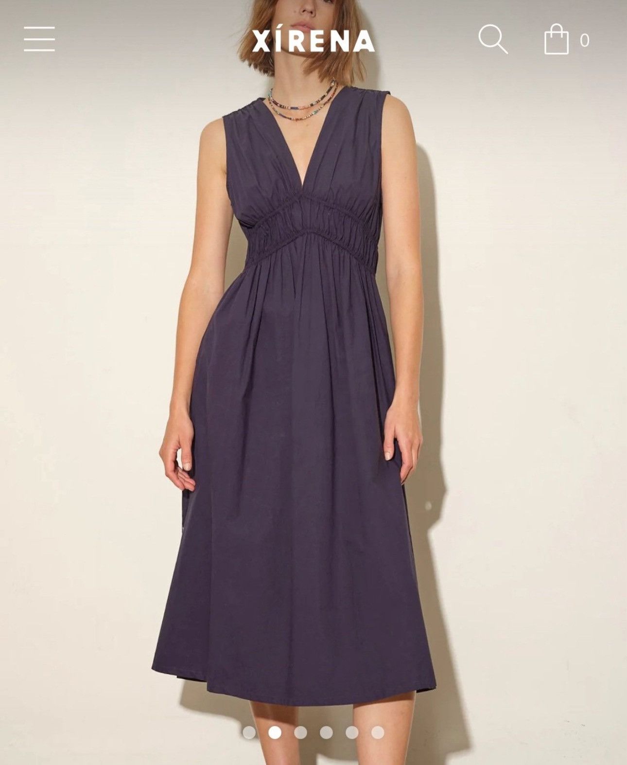 Xirena Darkest Navy Cyra Dress Size M / US 6-8 / IT 42-44 - 3 Thumbnail
