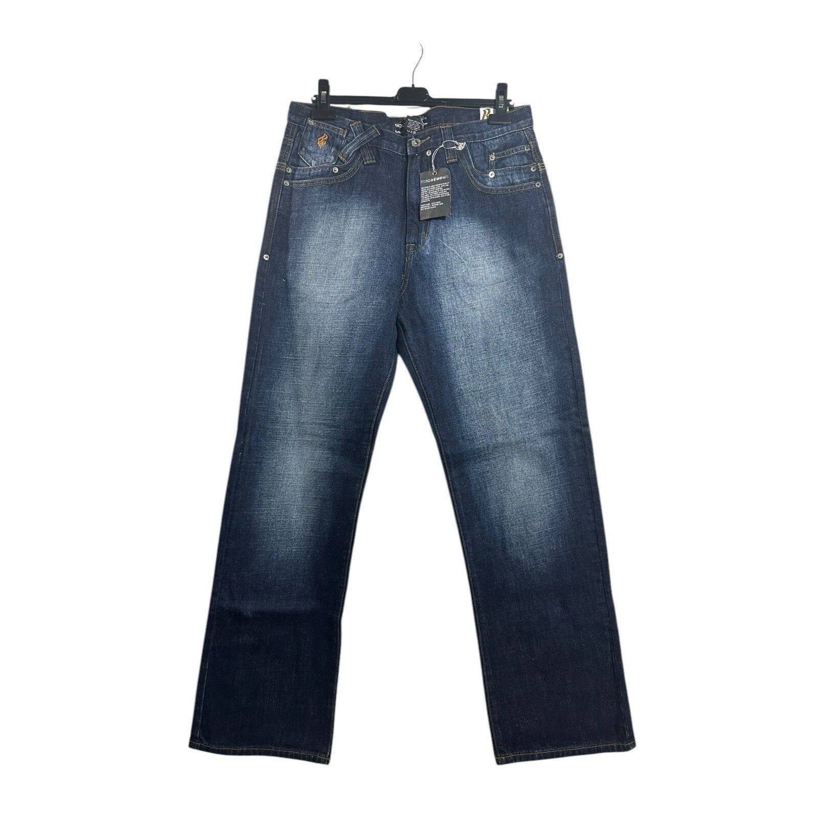 Rocawear Vintage Y2K Rocawear Jeans Mens Denim Baggy Hip Hop Indigo W Size US 34 / EU 50 - 1 Thumbnail