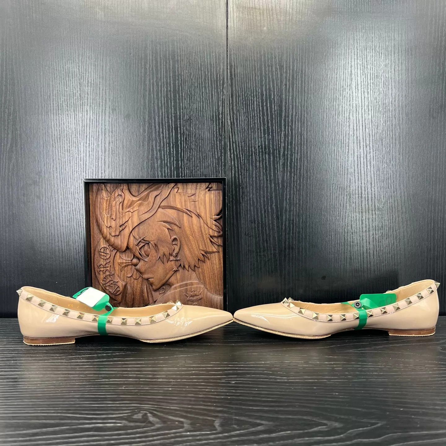 Valentino Valentino Rockstud Patent Leather Nude 39 with box Size US 8.5 / IT 38.5 - 8 Thumbnail