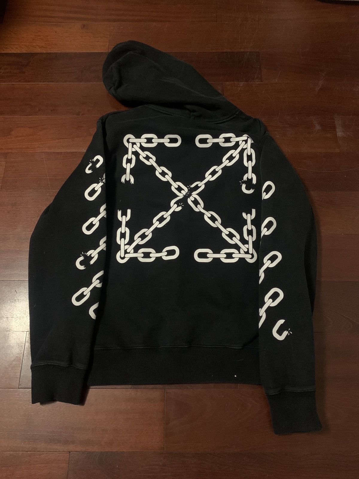 Off-White Off-White Chain Arrow Slim Hoodie Size US M / EU 48-50 / 2 - 1 Thumbnail