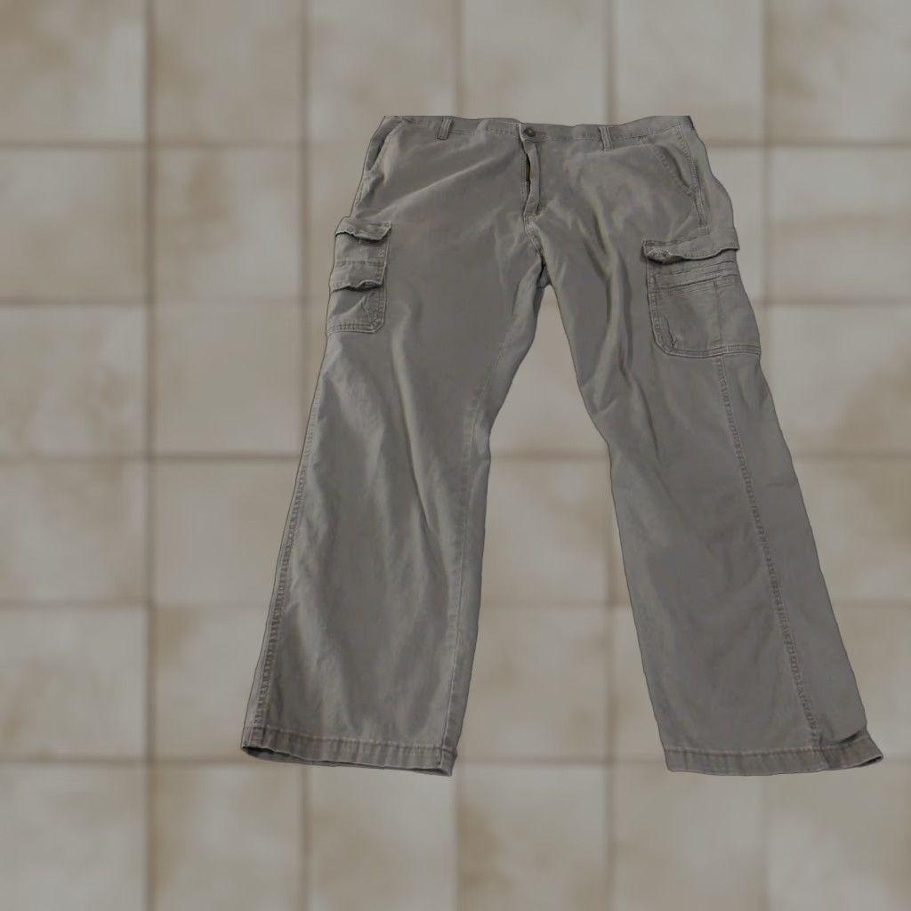 Wrangler Wrangler Cargo Pants Mens 40x30 Green Utility Pockets Casual Workwear Straight Leg Cargo Pocket Size US 40 / EU 56 - 1 Thumbnail