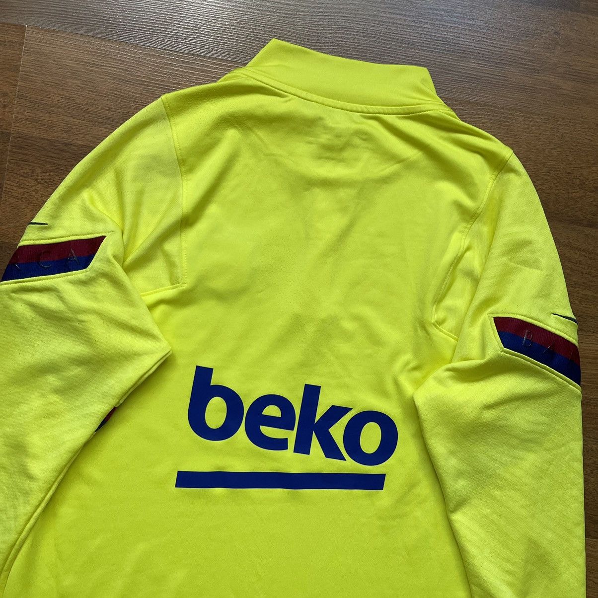 Nike × Vintage BARCELONA NIKE 2021/2022 FOOTBALL SOCCER TRAINING TRACK TOP Size US M / EU 48-50 / 2 - 12 Thumbnail