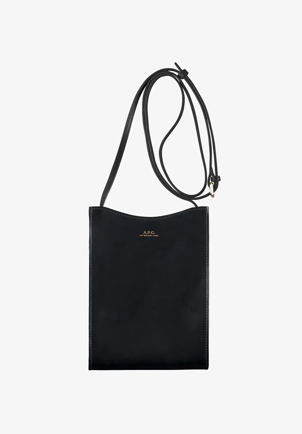 A.P.C. o1mle1125 Size: OS / Jamie Neck Pouch in Black Size ONE SIZE - 1 Thumbnail