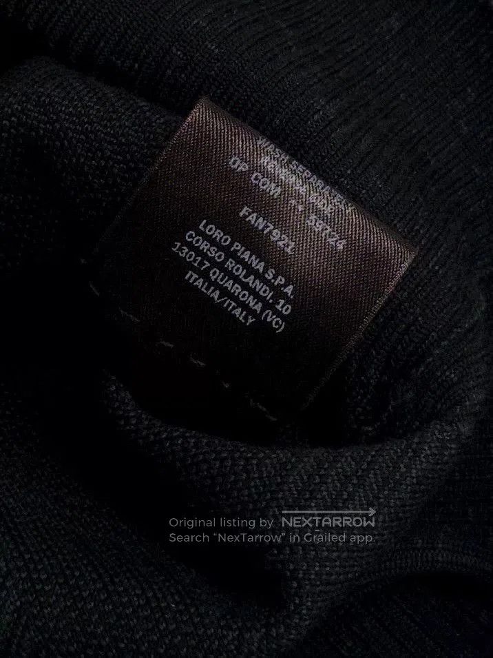 Loro Piana black knit sweater from loro piana. Size US L / EU 52-54 / 3 - 6 Thumbnail