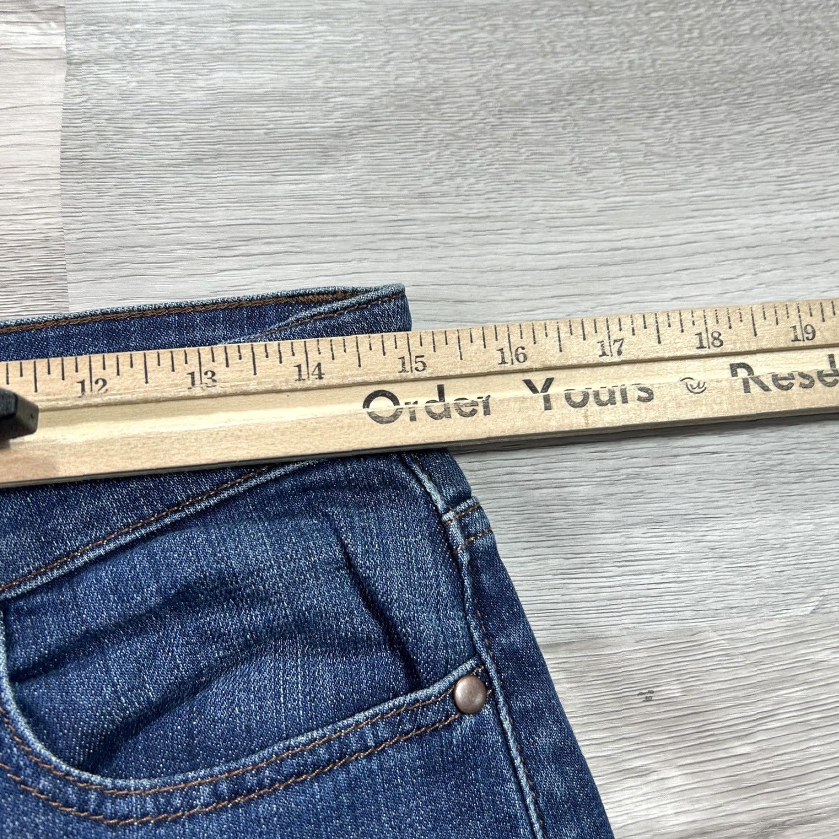 Eileen Fisher Eileen Fisher Jeans Womens 18 Blue Mid Rise Straight Denim Size 40" / US 18 - 7 Thumbnail