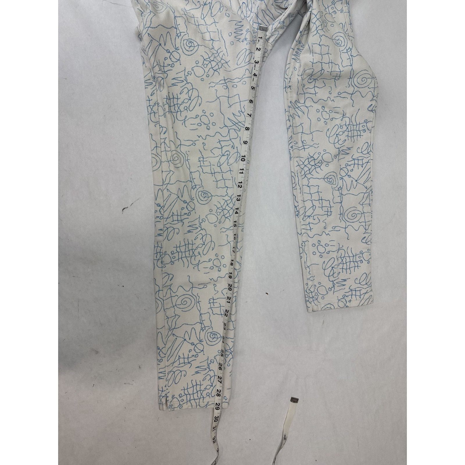 UNIONBAY Vintage Union Bay 80s 90s Jeans Squiggle Doodle Hong Kong 7 Size 26" / US 2 / IT 38 - 5 Thumbnail