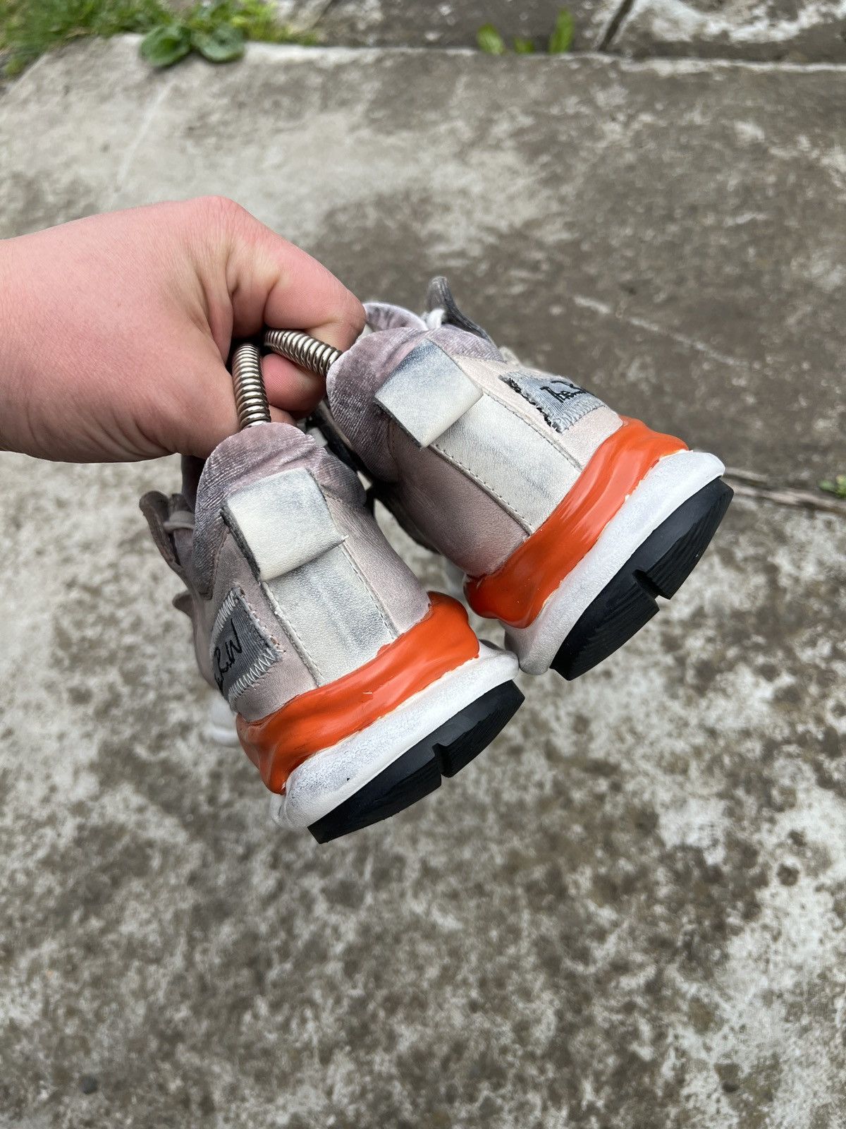 Other Rebecca White Leather Sneakers Size US 7 / IT 37 - 3 Thumbnail