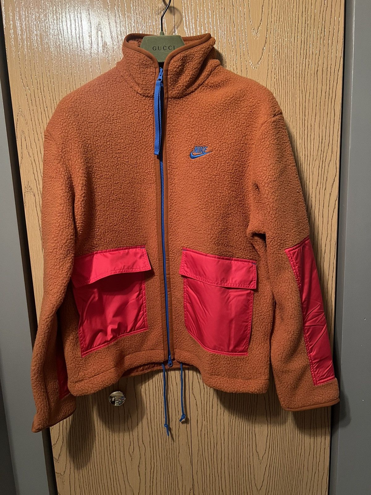 Nike Nike Sherpa Zip Up Jacket Sz M Size US M / EU 48-50 / 2 - 1 Thumbnail