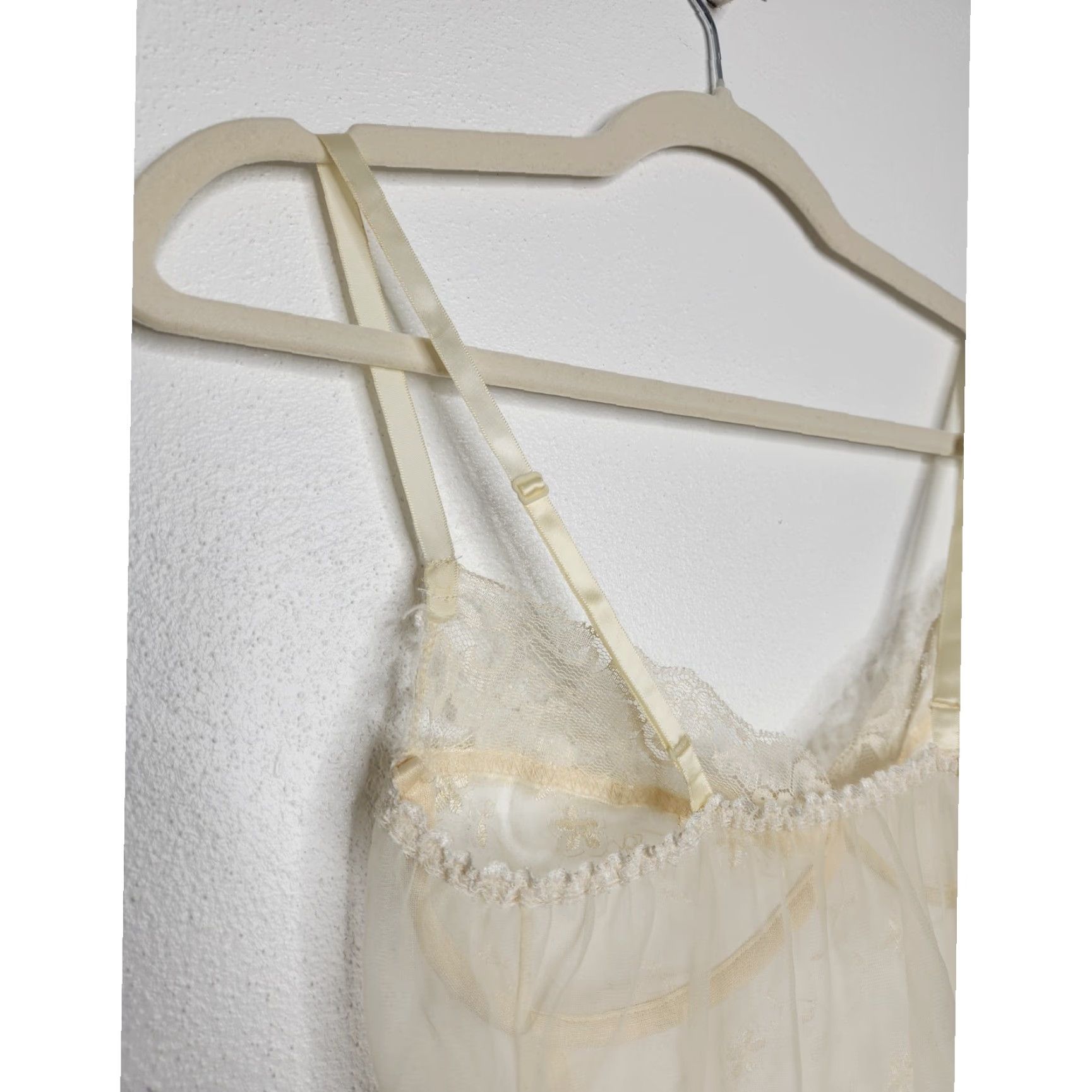 Vintage VINTAGE White Lace Floral Garter Bodysuit Teddy One Piece M Womens Size M / US 6-8 / IT 42-44 - 6 Thumbnail