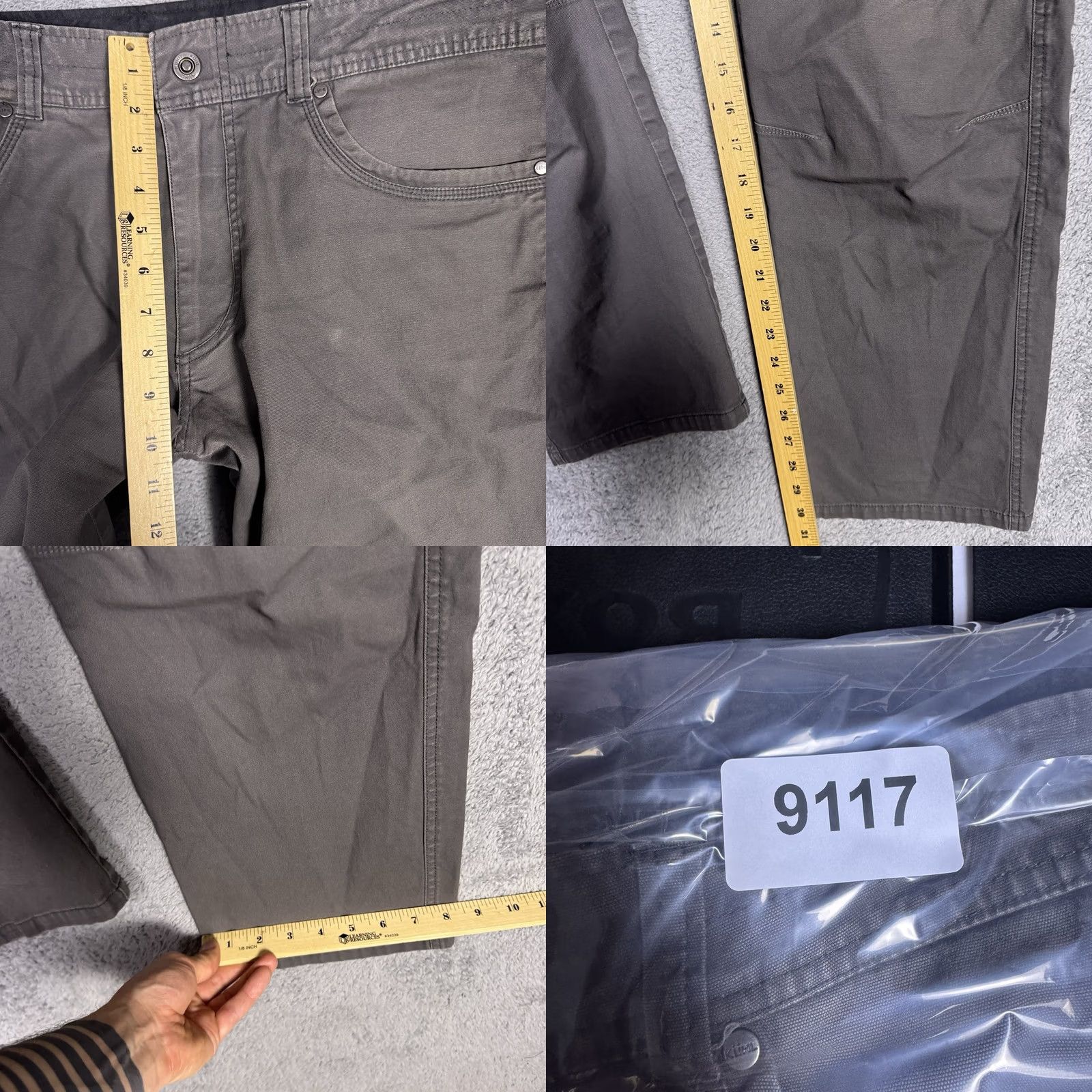 Vintage VINTAGE Kuhl Jeans Mens 36x30 Straight Canvas Hiking Patina Dye 5114 Size US 36 / EU 52 - 9 Thumbnail