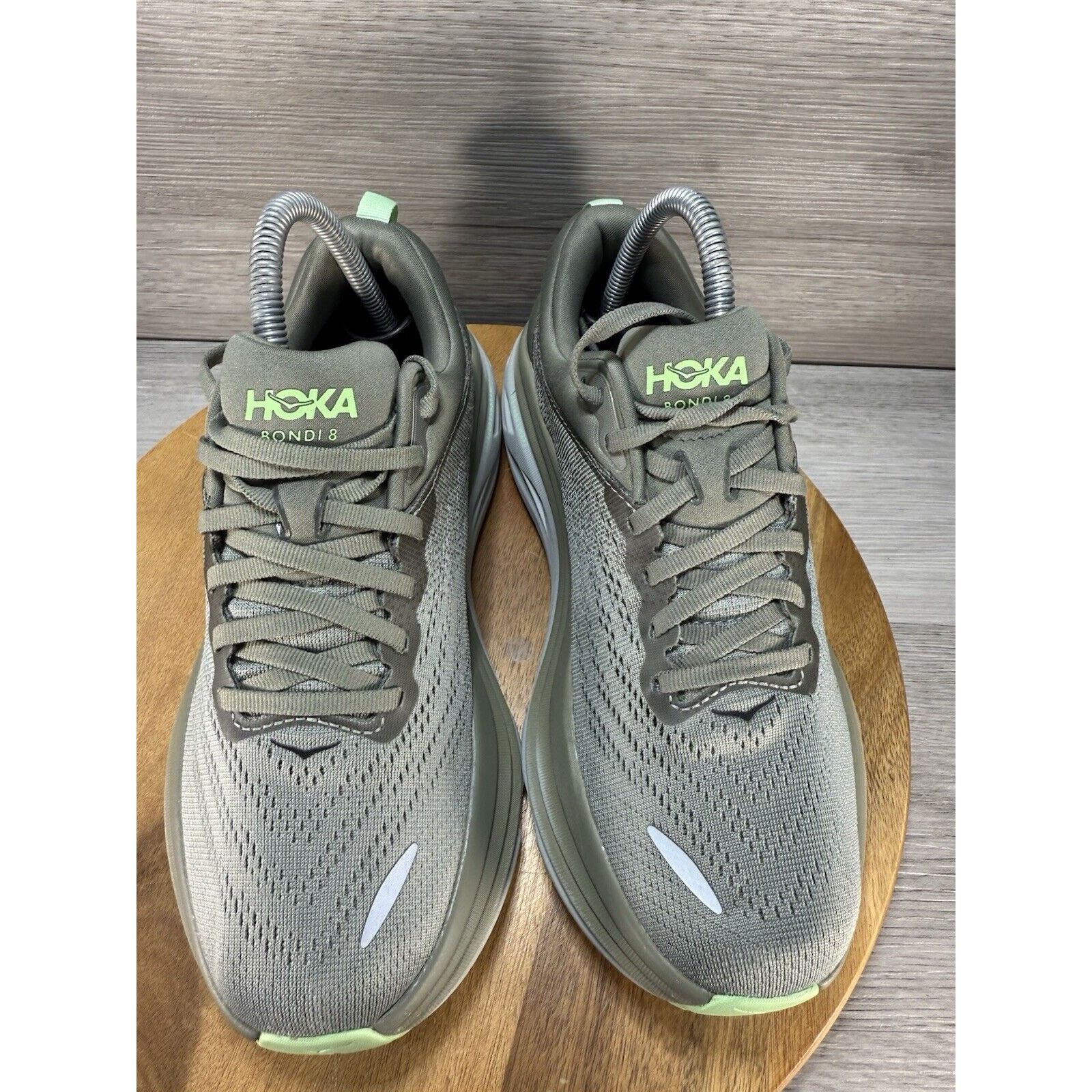 Hoka Hoka One One Bondi 8 Mens Size 7.5 Olive Haze Mercury Size US 7.5 / EU 40-41 - 4 Thumbnail