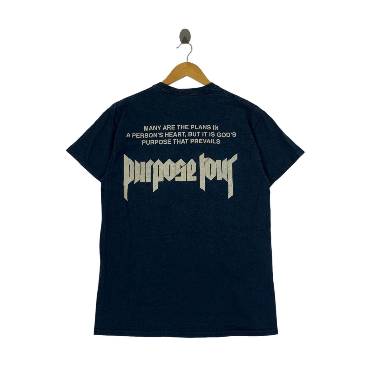 Gildan JUSTIN BIEBER PURPOSE Tour 2016 Promo Album Tee Shirt Size M / US 6-8 / IT 42-44 - 4 Thumbnail