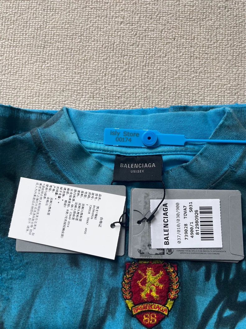 Balenciaga Balenciaga size 1 Monogrammed crewneck short sleeve T-shirt Size US XS / EU 42 / 0 - 4 Thumbnail