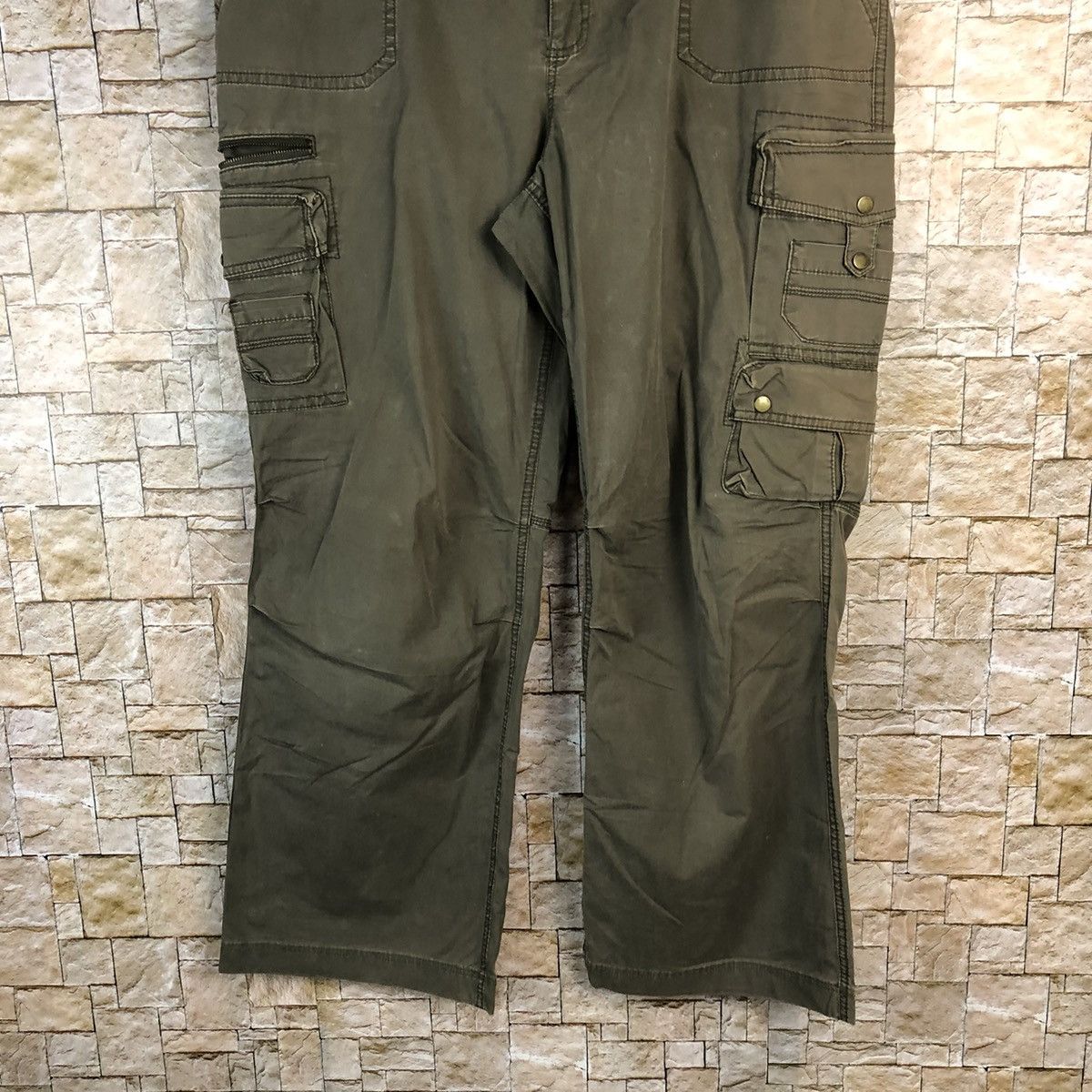 Other Courtenay Green Cargo Multipocket Pants #A965 Size 32" / US 10 / IT 46 - 3 Thumbnail