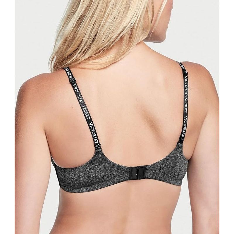 Victoria's Secret Victoria's Secret Heather Grey No Wire Tshirt Bra 36D Size ONE SIZE - 3 Thumbnail
