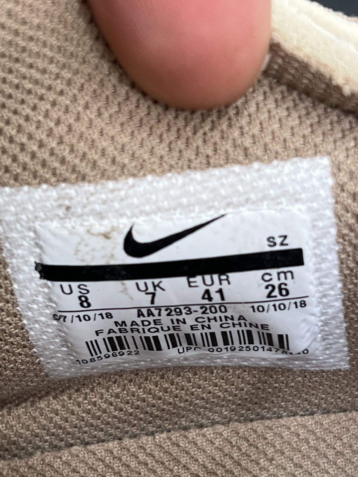 Nike × Off-White Nike Air Max 90 Off White Desert Ore Sz. 8 (2019) Size US 8 / EU 41 - 9 Thumbnail