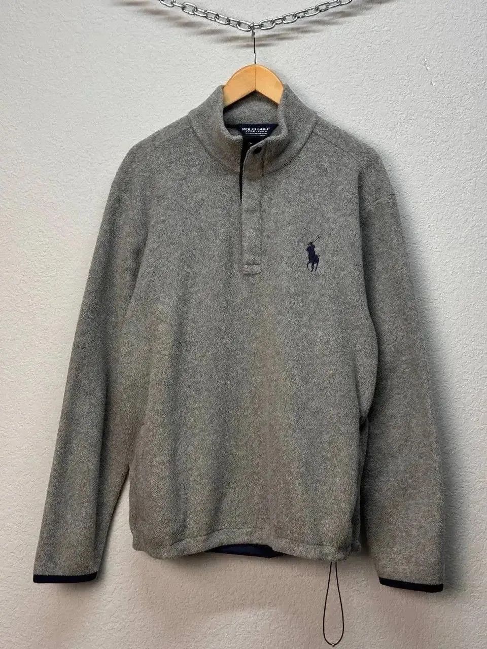 Polo Ralph Lauren Vintage Polo Ralph Lauren fleece hoodie Sweatshirt Centre Size US M / EU 48-50 / 2 - 3 Thumbnail