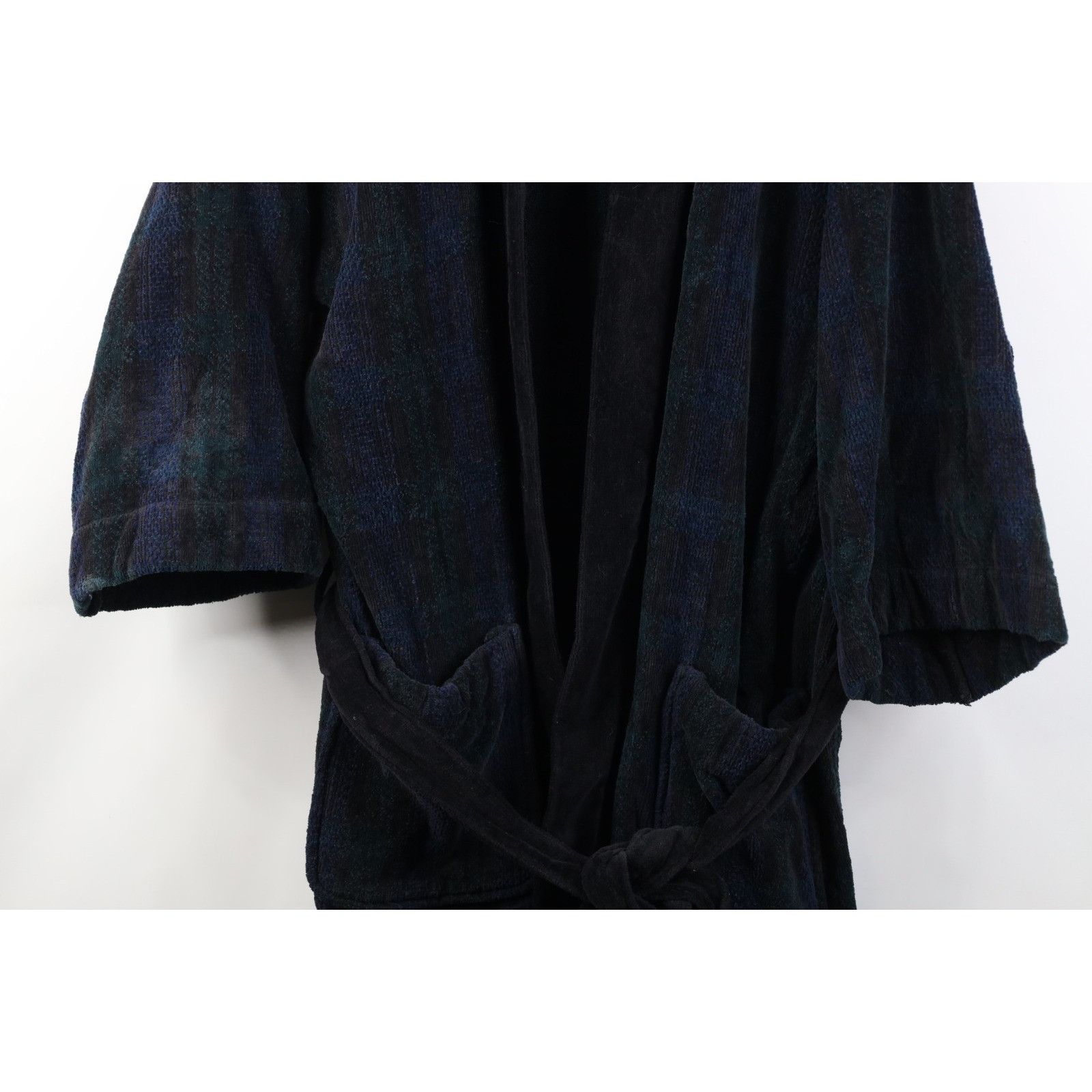 Vintage Vintage 90s Streetwear Faded Heavyweight Cotton Bath Robe Size US L / EU 52-54 / 3 - 3 Thumbnail