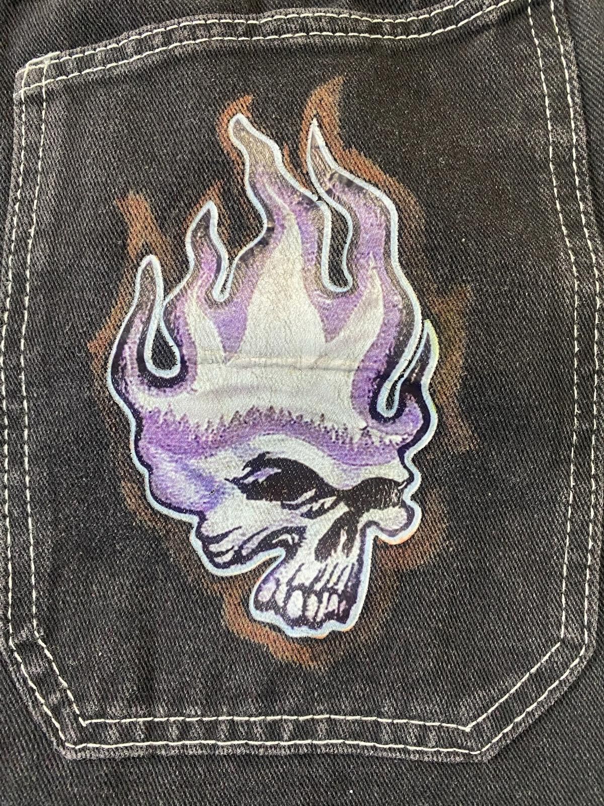 JNCO Vintage JNCO Black Wide Leg Denim Jeans 32 Size 32" / US 10 / IT 46 - 7 Thumbnail